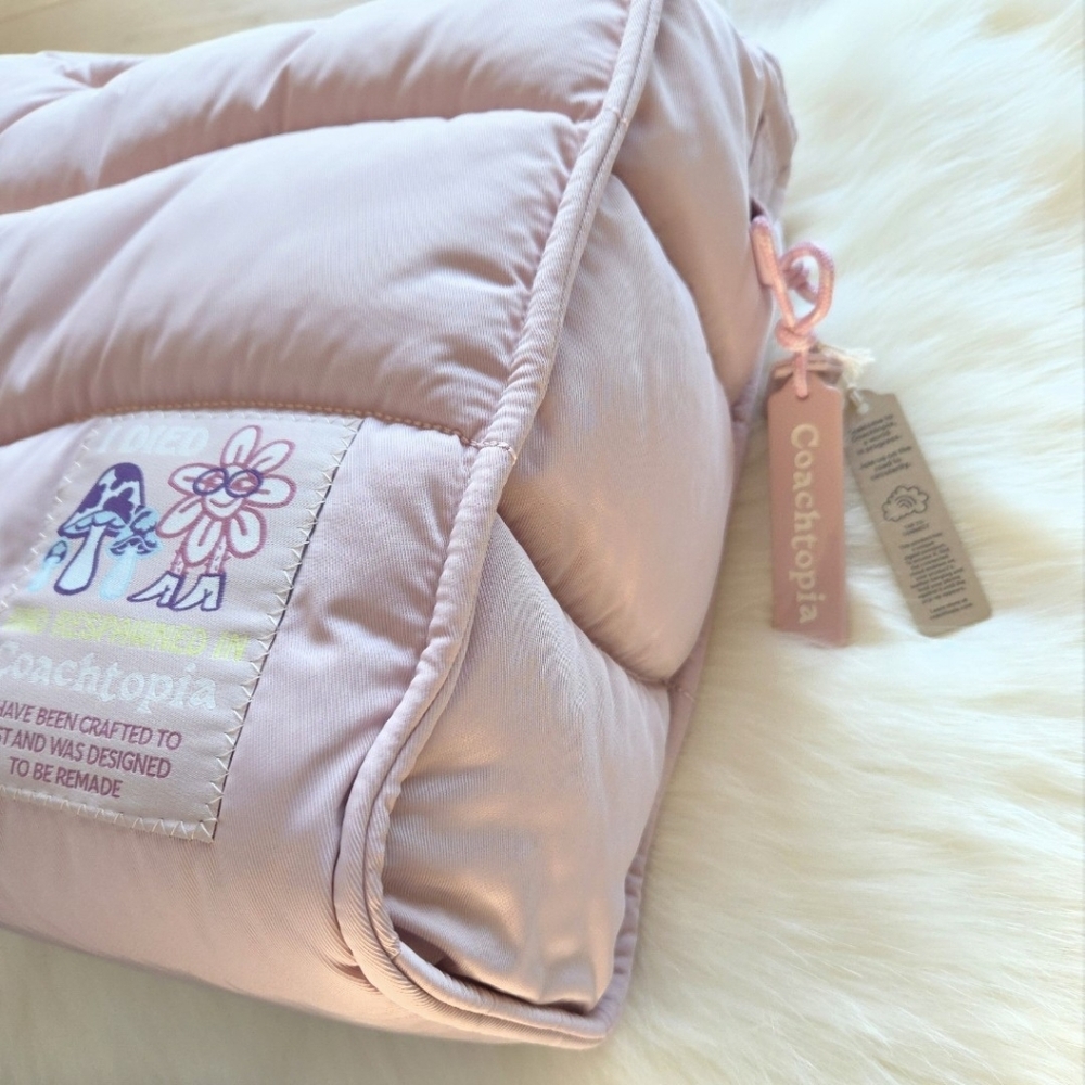 NWT Coach Coachtopia Loop Wavy Tote Bag - Whisper Pink - Picture 5 of 10